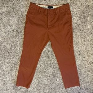 Banana Republic Men’s Aiden Slim Chino 32x30 Rust